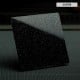 Organinis stiklas (PMMA), 3mm, 400x600mm – glitter black