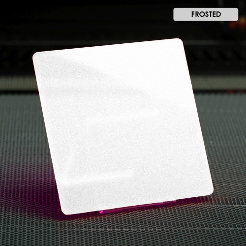 Organinis stiklas - akrilo lakštas, 3mm, 400x600mm – šerkšno Organinis stiklas - akrilo lakštas, 3mm, 400x600mm – šerkšno