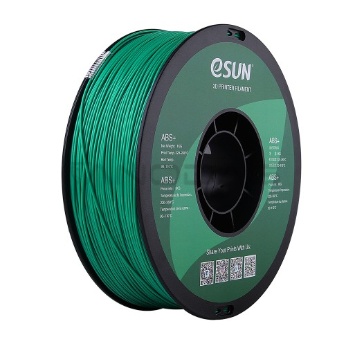 eSun ABS+ 1kg 1.75mm - Green eSun ABS+ 1kg 1.75mm - Green