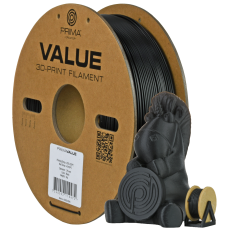 PrimaValue PETG plastikas 1.75mm 1kg - Black