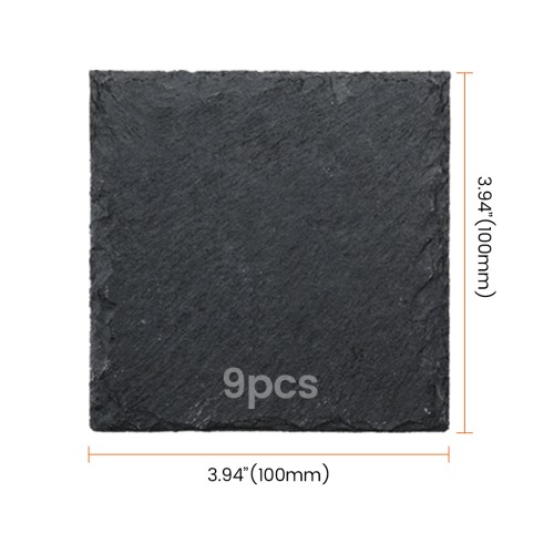 AlgoLaser Square Slate Coaster (9 pcs) AlgoLaser Square Slate Coaster (9 pcs)