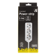 Deltaco 3 Socket Power Strip