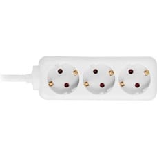 Deltaco 3 Socket Power Strip