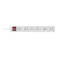 Deltaco 6 Socket Power Strip