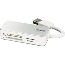 Deltaco USB 3.1 kortelių skaitytuvas - 3 lizdai