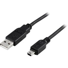 Deltaco USB laidas - 1m - A-mini B