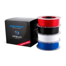 EasyPrint PLA Value Pack Standard – 1.75mm – 4 x 500g (iš viso 2kg) – baltas, juodas, raudonas, mėlynas