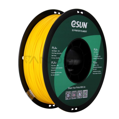 eSun PLA+ 1kg 1.75mm - Yellow eSun PLA+ 1kg 1.75mm - Yellow