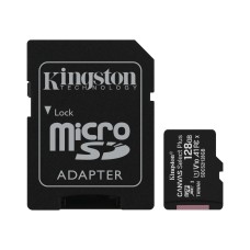 Kingston Canvas Select Plus microSD atminties kortelė – 128 GB talpos