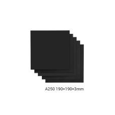 Matinio akrilo lakštas, skirtas Snapmaker 2.0 - 190×190×3mm - 5 vnt