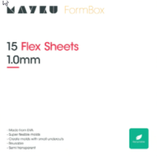 Mayku FormBox Flex Lakštai 1.0mm - 15 vnt