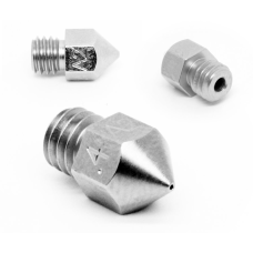 Micro Swiss - MK8 0.40mm Plated A2 Tool Steel Wear Resistant Nozzle (MakerBot, CraftBot, Creality CR10, Tevo Tornado)