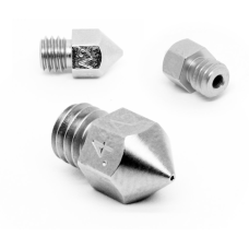 Micro Swiss – MK8 0.60mm padengtas A2 įrankiniu plienu, atsparus nusidėvėjimui antgalis (MakerBot, CraftBot, Creality CR10, Tevo Tornado)
