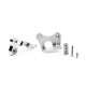 Micro Swiss CNC Machined Lever and Extruder Plate for Dual Extruders 