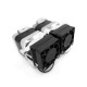 Micro Swiss CNC Machined Lever and Extruder Plate for Dual Extruders 