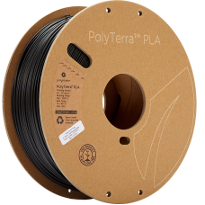 Polymaker PolyTerra PLA - 1kg - 1.75mm - Charcoal Black