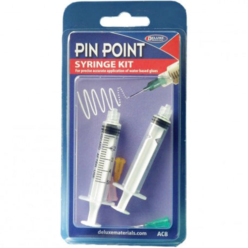 Prabangių medžiagų Pin Point švirkštų rinkinys Prabangių medžiagų Pin Point švirkštų rinkinys