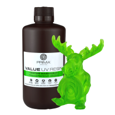 PrimaCreator Value Water Washable UV Resin - 1000ml - Transparent Green