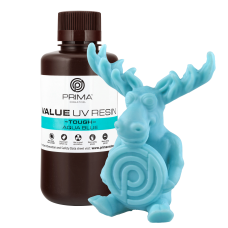 PrimaCreator Value Tough UV Resin (ABS Like) - 500ml - Aqua Blue 