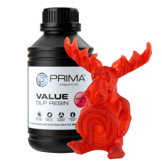 PrimaCreator Value UV/DLP Resin - 500ml - Transparent Red