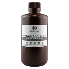 PrimaCreator Value Water Washable UV Resin - 1000ml - Dark Grey