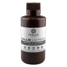 PrimaCreator Value Washable UV derva - 500ml - tamsiai pilka