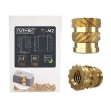 Ruthex M2 srieginis įdėklas – Rx-M2x4 - 70 vnt