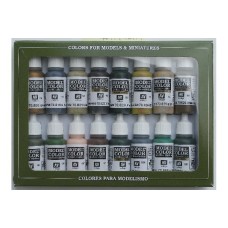 Vallejo Acrylic Model Color Set German WWII Camo - 16