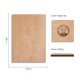 xTool 3mm cherry plywood 6pcs