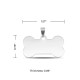 xTool bone-shaped stainless steel dog tag - 10pcs