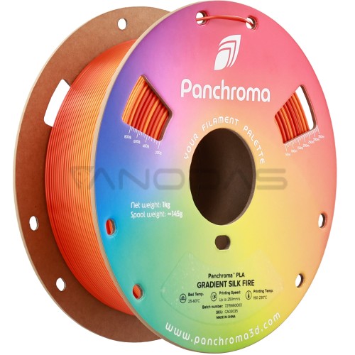 Panchroma PLA gradient Silk plastikas - Fire  Panchroma PLA gradient Silk plastikas - Fire