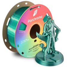 Panchroma PLA DUAL SILK plastikas - Jadeite Green-Chrome