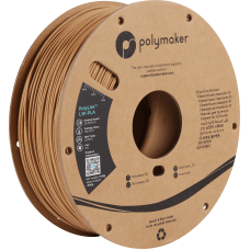 Polymaker PolyLite LW-PLA - 0.8kg - 1.75mm - Wood Brown