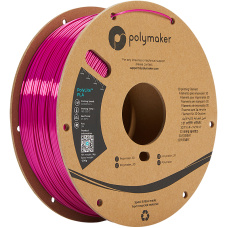 Polymaker PolyLite PLA - 1kg - 1.75mm - Silk Magenta