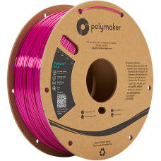 Polymaker PolyLite PLA - 1kg - 1.75mm - Silk Magenta