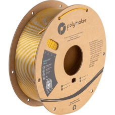 Polymaker PolyLite Silk PLA Dual Color - 1.75mm - 1kg - Crown Auksinis-Sidabrinis