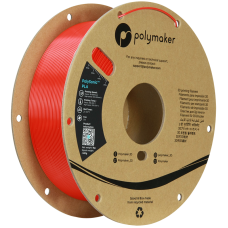 Polymaker PolySonic High Speed PLA 1.75 mm 1 kg - Raudonas