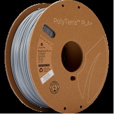 Polymaker PolyTerra PLA+ - 1kg - 1.75mm - Pilkas