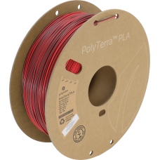 Polymaker Polyterra PLA Dual Color - 1.75mm - 1kg - Shadow Red (juodas-raudonas)