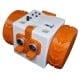 Mokomasis robotikos Rinkinys - QBOT V2 orange/white