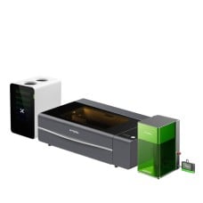 xTool P2S 55W CO2 ir F1 Ultra dviejų šaltinių lazerinės graviravimo staklės + AP2 oro valytuvas