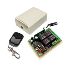 4 channels supply voltage 12 V 433 Mhz self lerning with remote control