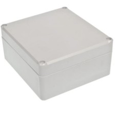 Plastic box Kradex Z59J light gray 125x115x58mm