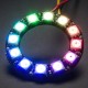 Adafruit NeoPixel diodų žiedas - RGB LED 12xWS2812