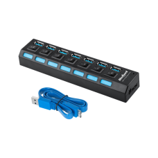 Adapteris HUB USB 3.0 7