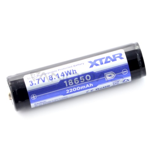 Battery 18650 XTAR - 2200mAh 