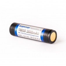 Li-ion rechargeable battery MR18650 3.7V 2600mAh 15A with protection