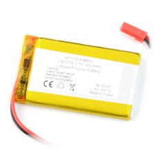 Battery Li-Pol Akyga 1350mAh 1S 3.7V