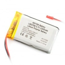 Akumuliatorius Li-Pol Akyga 2200mAh 1S 3.7V