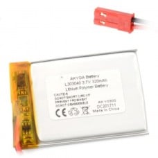 Akumuliatorius Li-Pol Akyga 320mAh 1S 3.7V